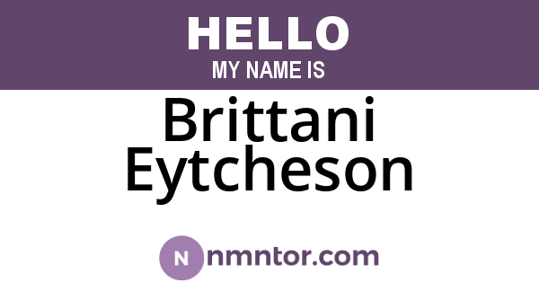 Brittani Eytcheson