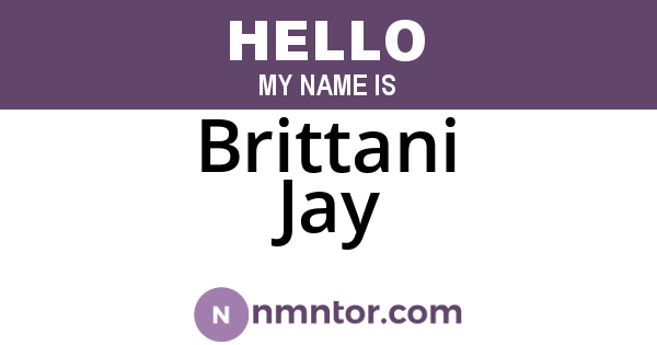 Brittani Jay