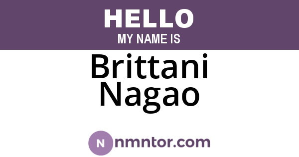 Brittani Nagao