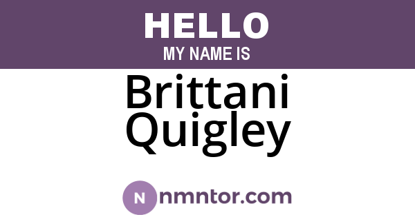 Brittani Quigley