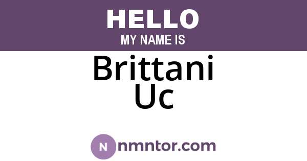 Brittani Uc