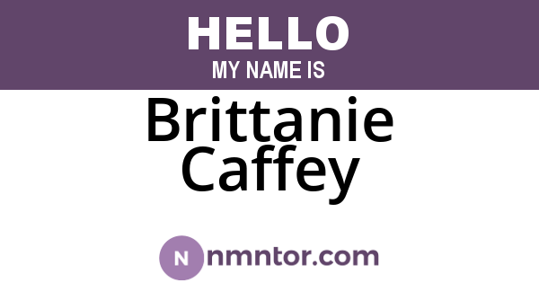 Brittanie Caffey