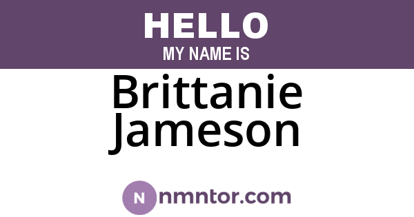 Brittanie Jameson