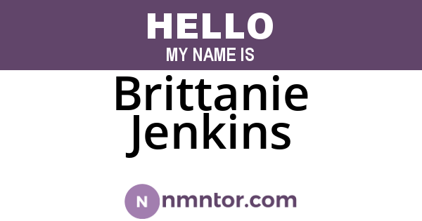 Brittanie Jenkins