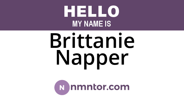 Brittanie Napper