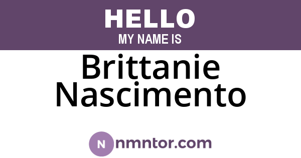 Brittanie Nascimento