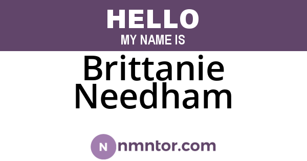 Brittanie Needham