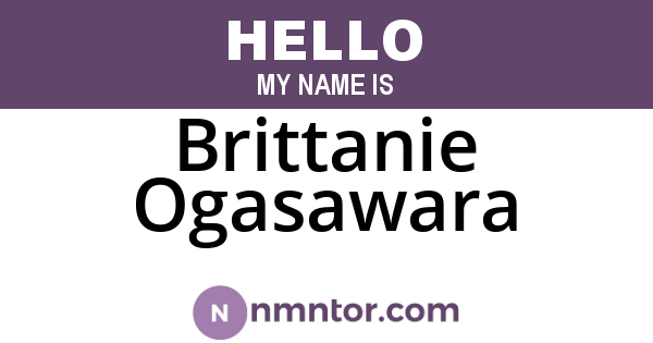 Brittanie Ogasawara