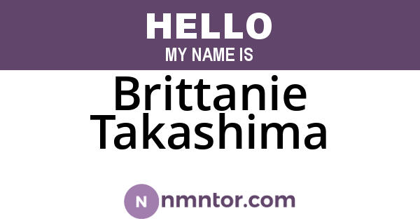 Brittanie Takashima