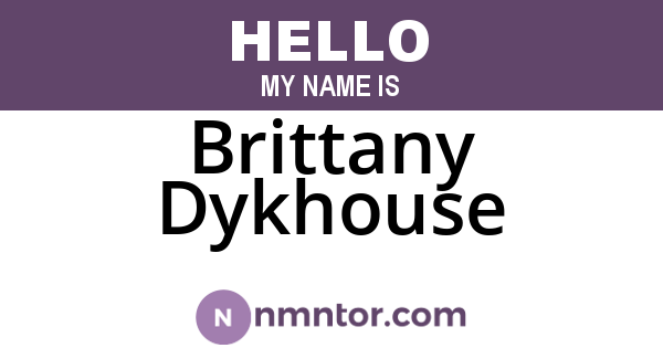 Brittany Dykhouse