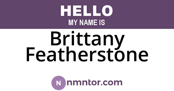 Brittany Featherstone