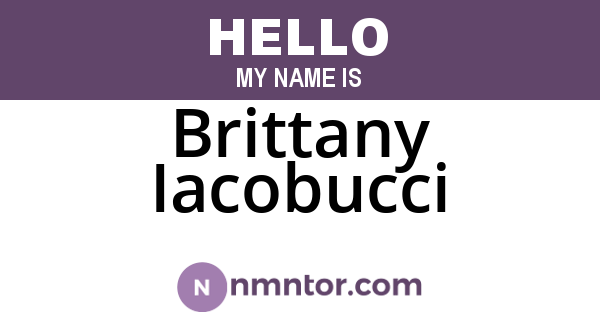 Brittany Iacobucci