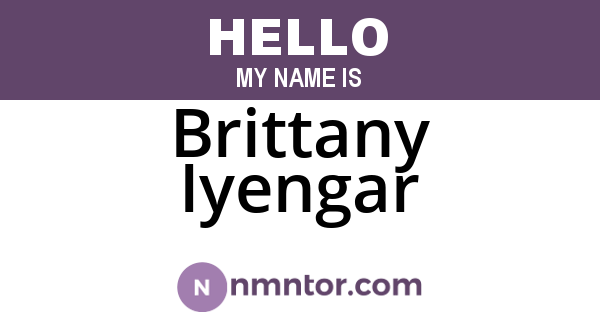 Brittany Iyengar