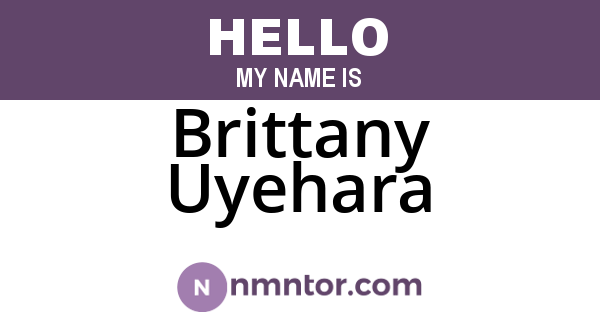 Brittany Uyehara