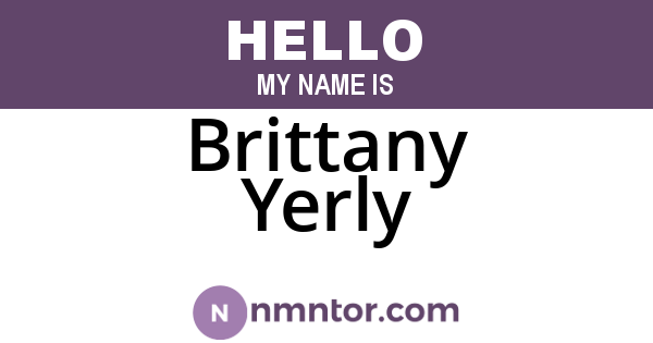 Brittany Yerly