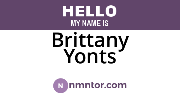 Brittany Yonts