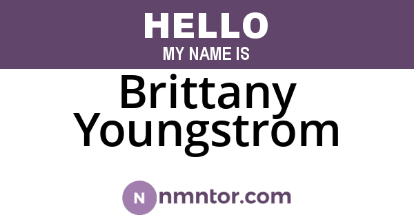 Brittany Youngstrom