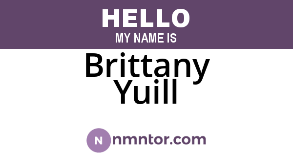 Brittany Yuill