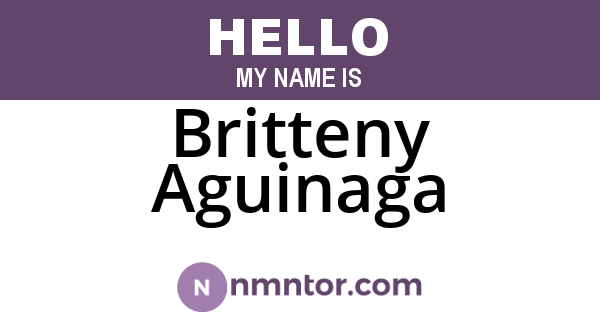 Britteny Aguinaga