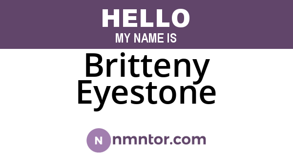 Britteny Eyestone