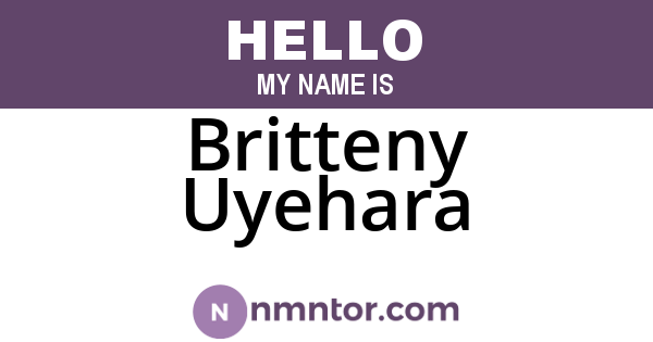 Britteny Uyehara