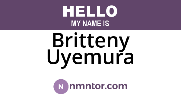 Britteny Uyemura