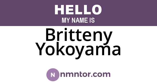 Britteny Yokoyama