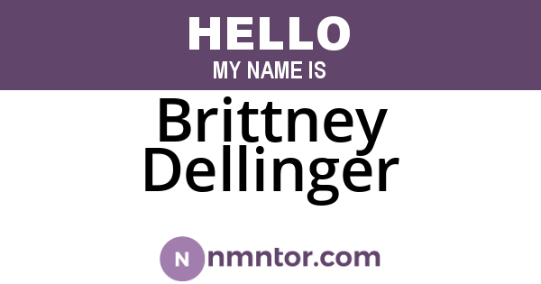 Brittney Dellinger