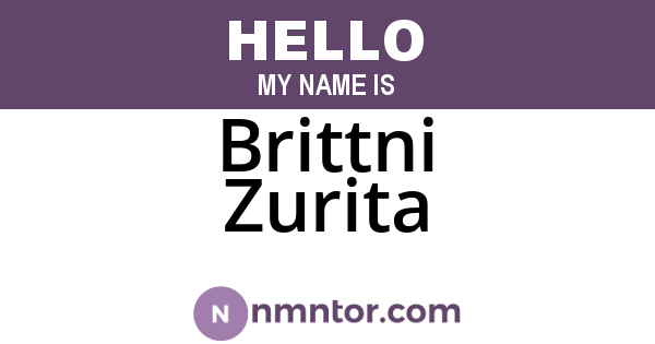 Brittni Zurita