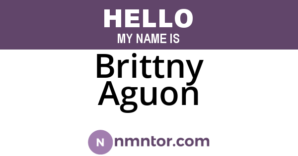 Brittny Aguon