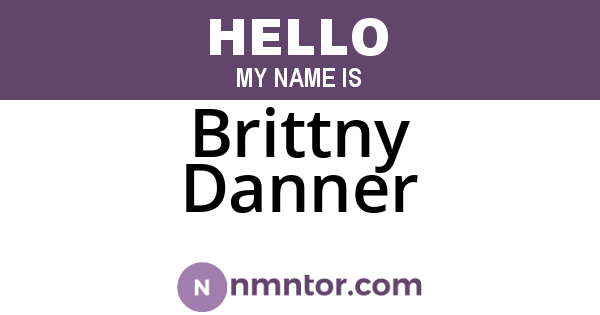 Brittny Danner