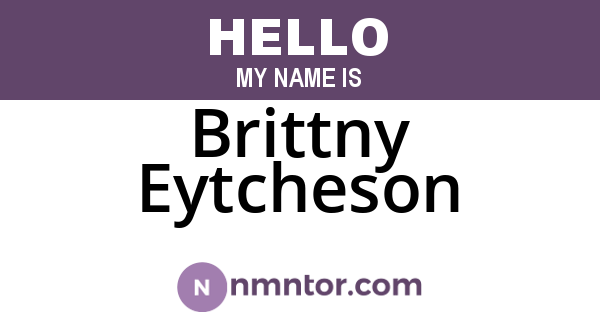 Brittny Eytcheson