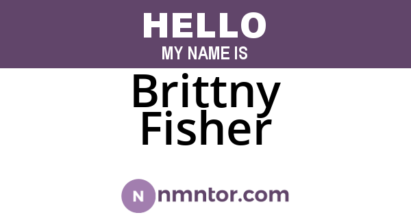 Brittny Fisher