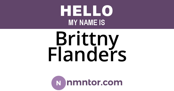 Brittny Flanders