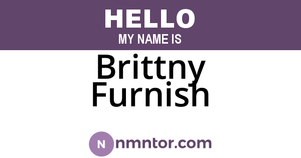 Brittny Furnish
