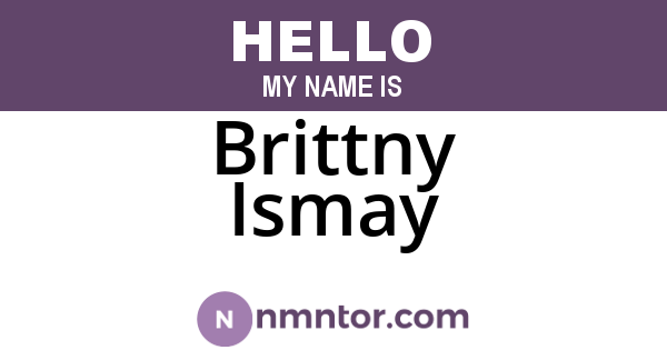 Brittny Ismay