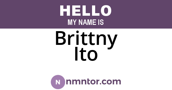 Brittny Ito