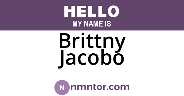 Brittny Jacobo