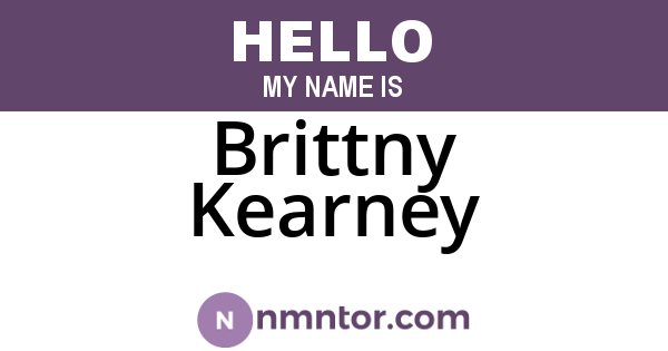Brittny Kearney