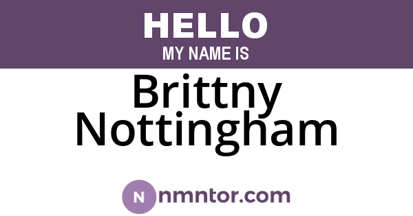 Brittny Nottingham