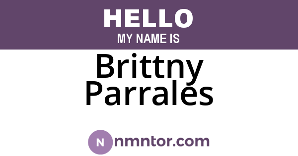 Brittny Parrales