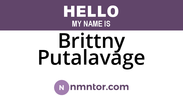 Brittny Putalavage