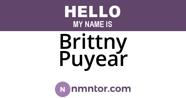 Brittny Puyear