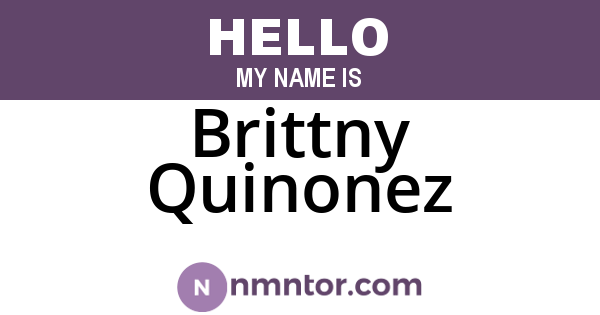 Brittny Quinonez