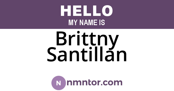 Brittny Santillan