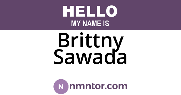 Brittny Sawada