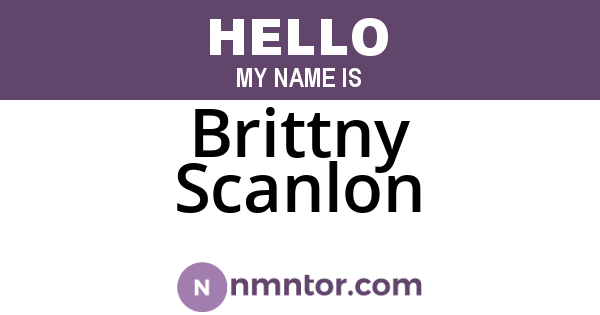 Brittny Scanlon