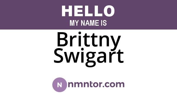 Brittny Swigart