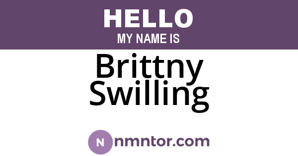 Brittny Swilling