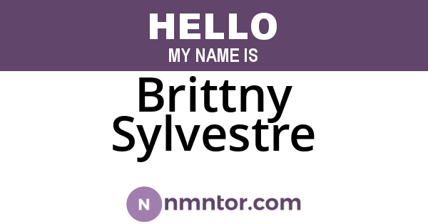 Brittny Sylvestre